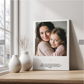 Personalizovaný obraz z fotky s citátom | Papilora